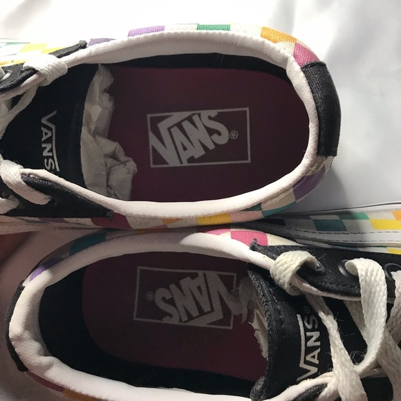 Muti color lace up old school vans - Picture 4 of 7